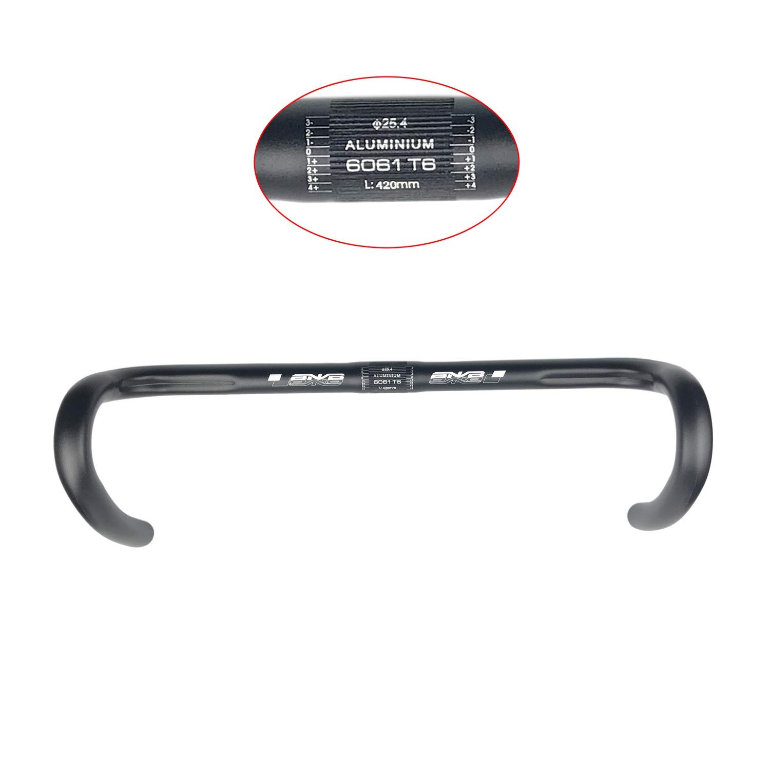 Road Bike Drop Bar Aluminum Alloy Fixed Gear Bike Bent Bar, Road Bicycle Bent…