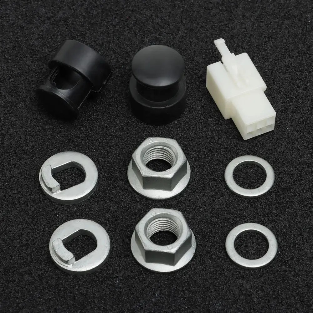 E-bike Hub Motor Axle M12/M14 Lock Nut /Lock Washer/Spacer/Nut-Cover Parts Kit