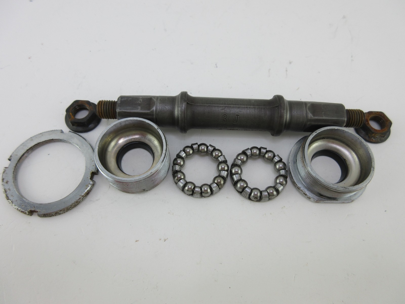 Sakae SA Crankset 170mm 52/40T Double Square Taper 116mm BB Vintage Japan