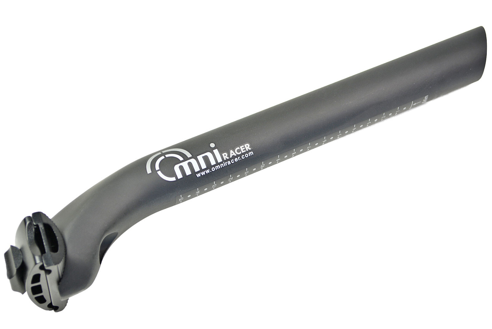 OMNI Racer WORLDS LIGHTEST Carbon Fiber Setback Seatpost 149g: 27.2x250mm Matte