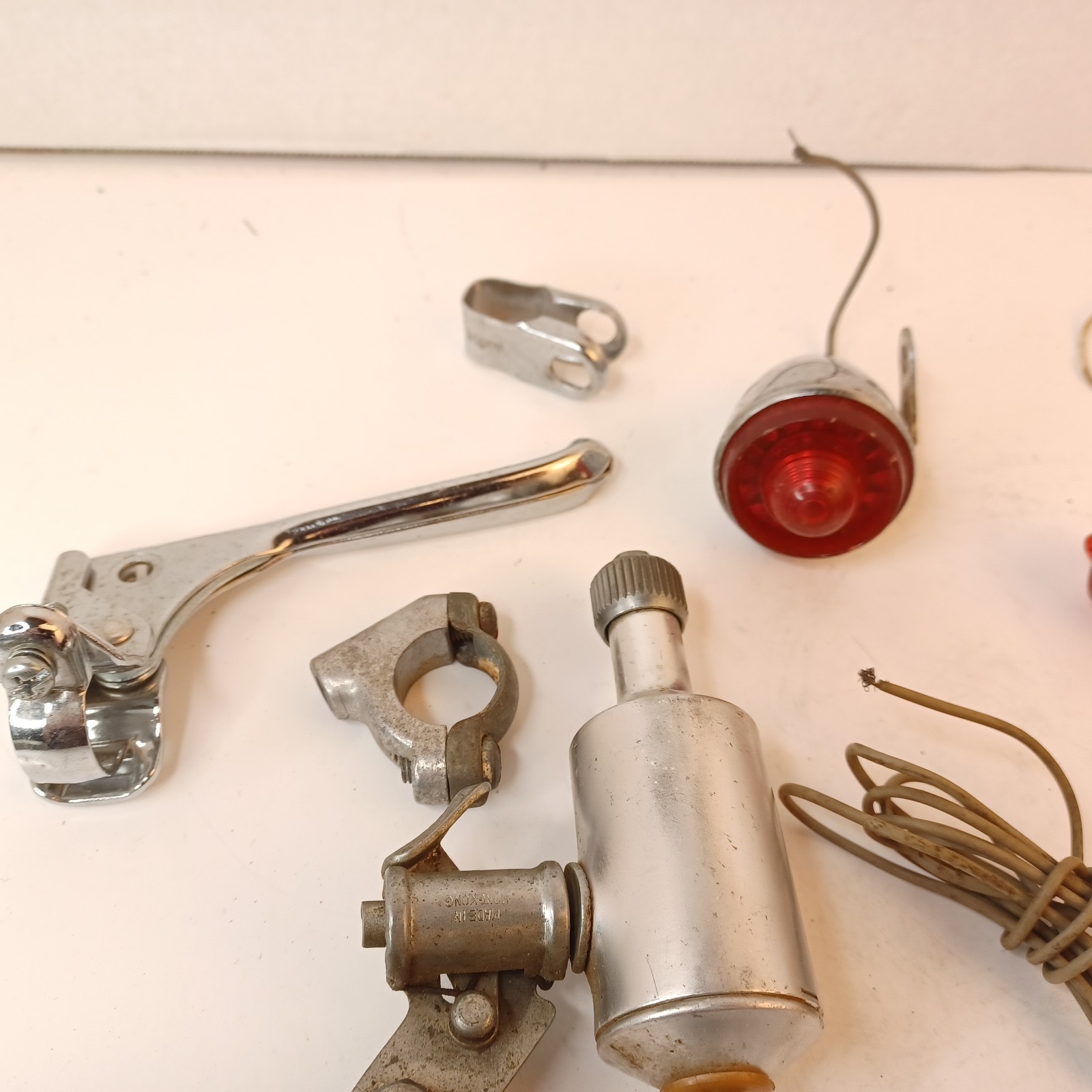 Lot of Assorted Bicycle Parts Generator Reflecter Tail Lights