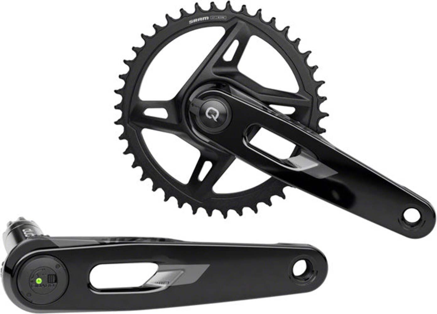 SRAM Rival 1x XPLR AXS Power Meter Wide Crankset – 12/13-Speed, 42t, 8-Bolt Dire