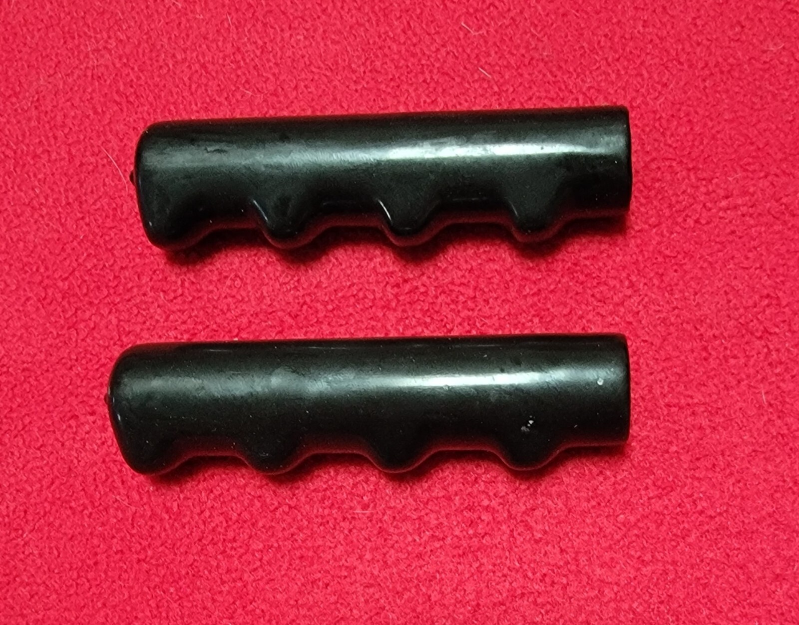2 Bike Bicycle Black Smooth Hand Grips Molded – 7/8″ X 4.5 Inches Long