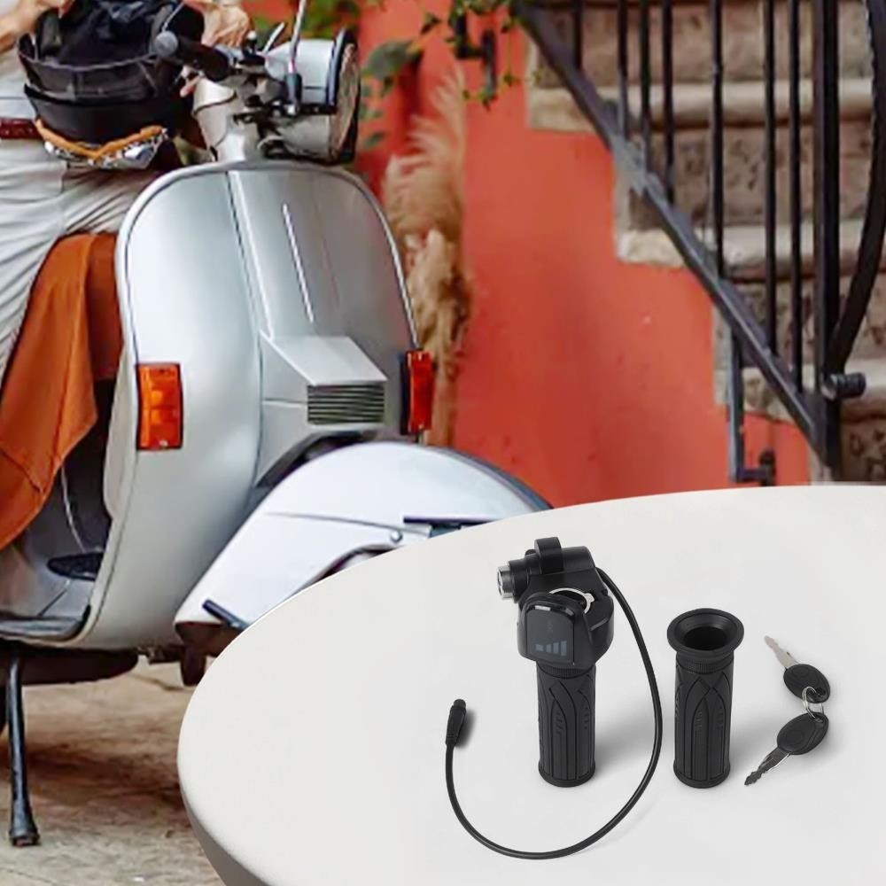 Electric Scooter Throttle Grip With Waterproof 6 Pin Interface For E Bike 48 [