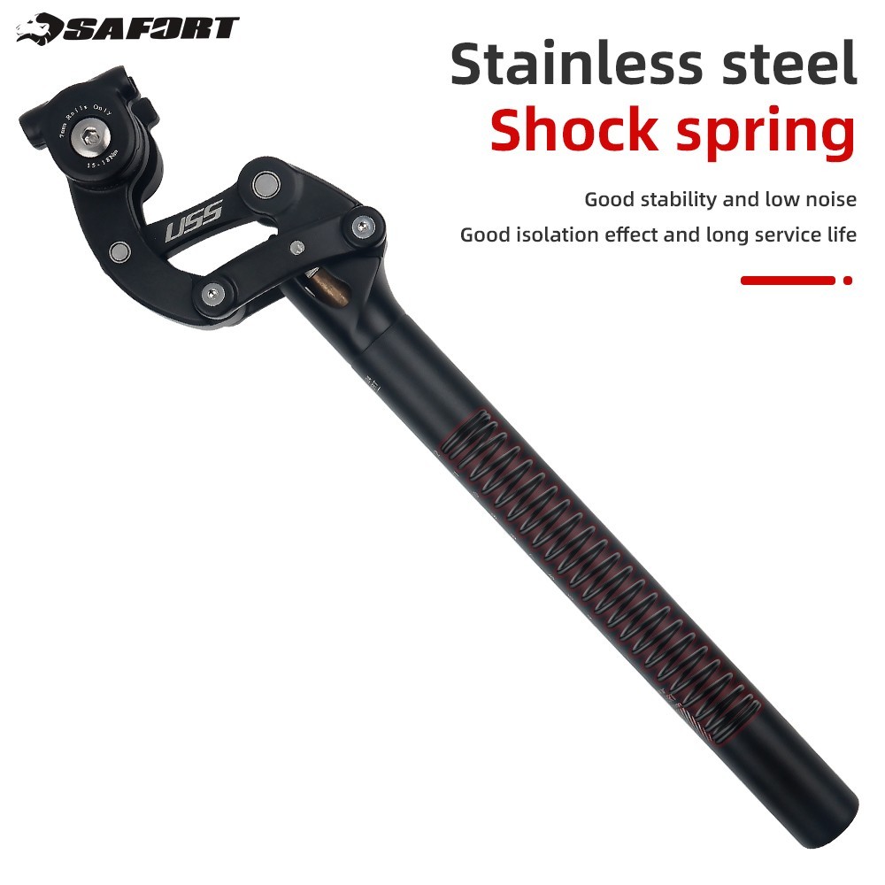 Safort Suspension Seatpost 27.2 30.9 31.6mm MTB Bike/eBike Seatpost AD-SP18-USS