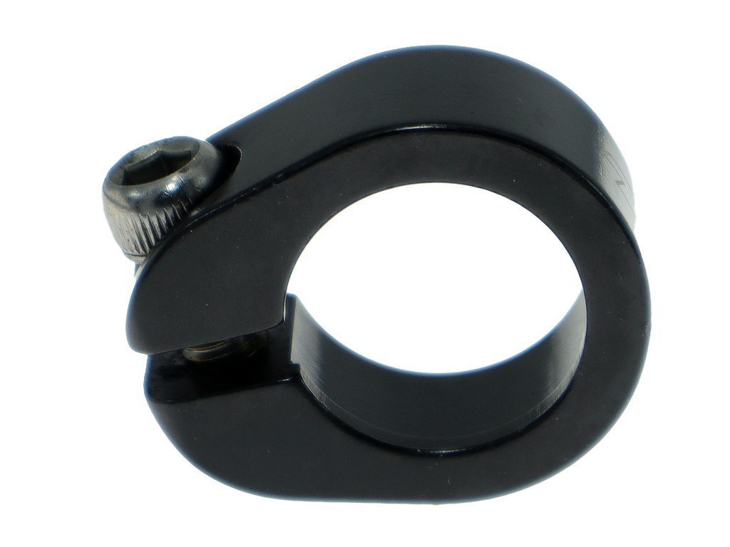 NOS Vintage RedLine RL Race Star Alloy Bolt-On BMX Seat Post Clamp 28.6 mm Black