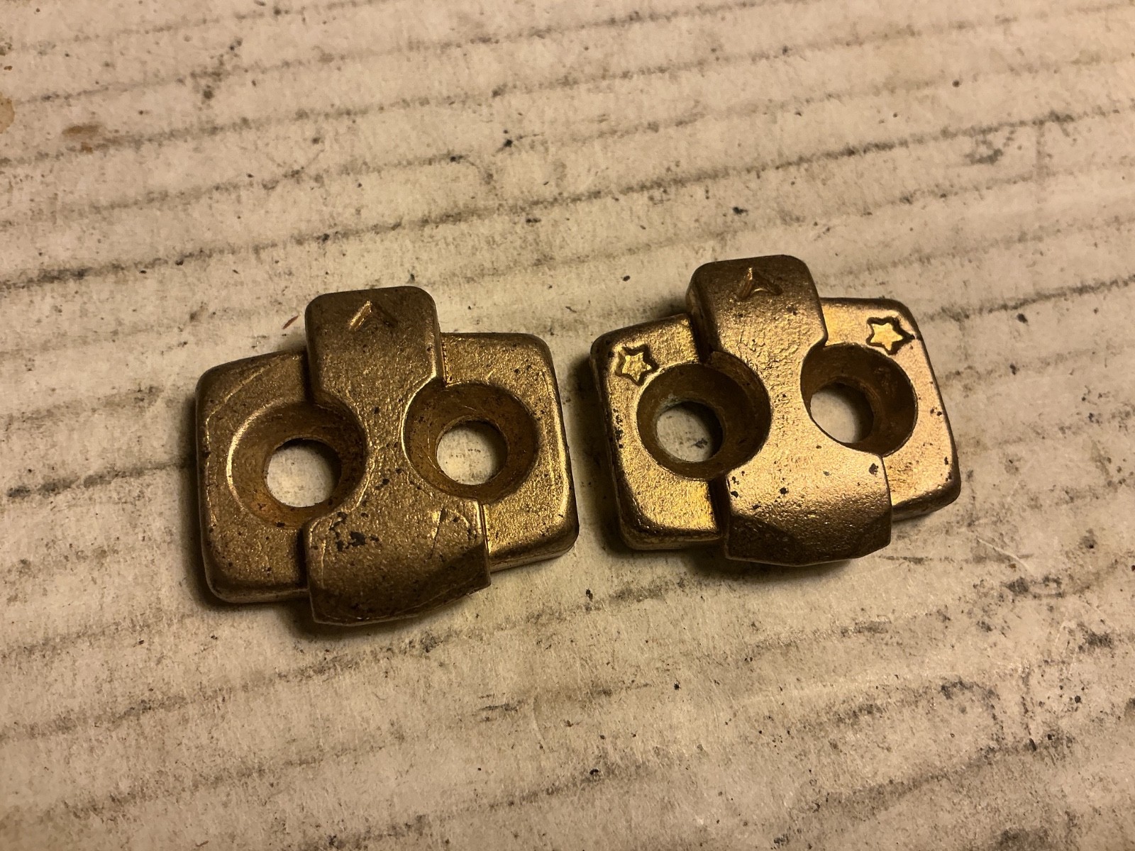 Time ATAC pedal cleats w/2 stars