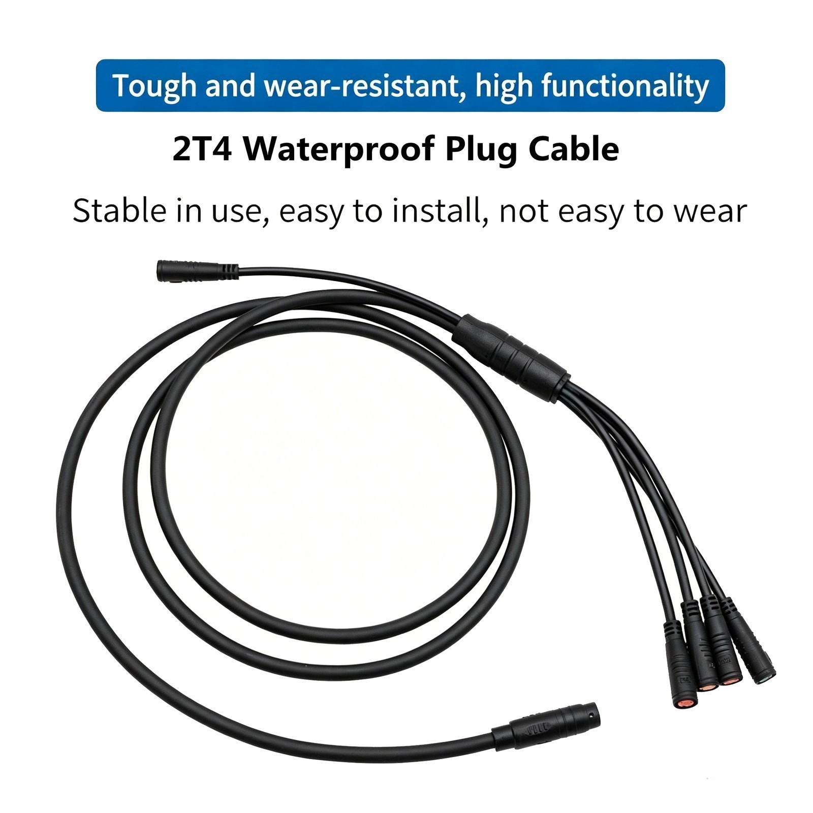 150cm 2T4 Waterproof Cable for Display Controller Brake Throttle Converter HAU