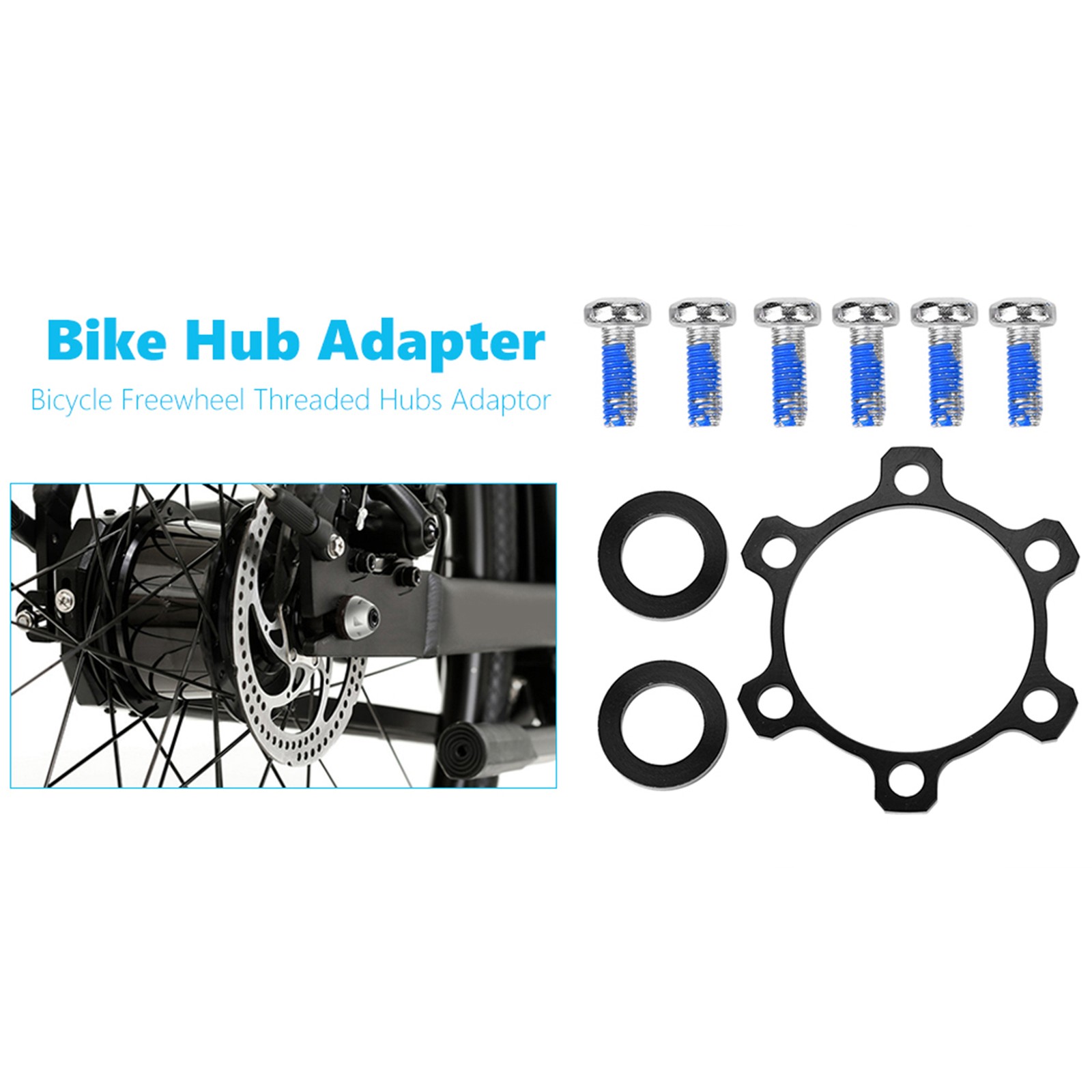 Quality Alloy Bike Hub Conversion Adapter For DIY Bike Enthusiasts Popular