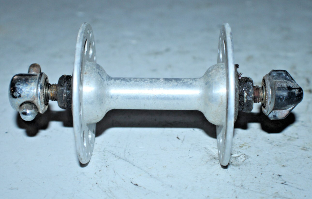 Schwinn Approved 1-74 Front Road Bike Hub 36H 97mm High Flange QR Silver ShipsUS