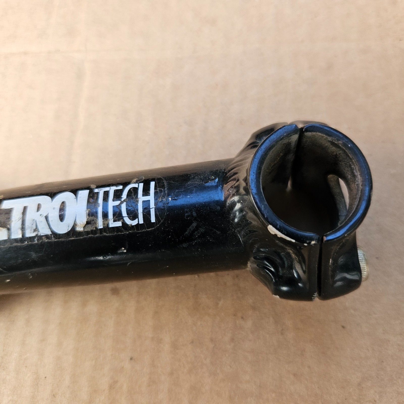Vintage 1-1/8″ Control Tech Threadless Stem 135mm x 25.4mm Black Removable Face