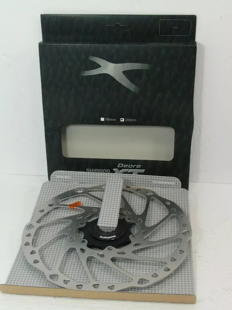 Genuine Nos Shimano XT Disc Brake Rotor, SM-RT78, 203mm, Center Lock, Brand New