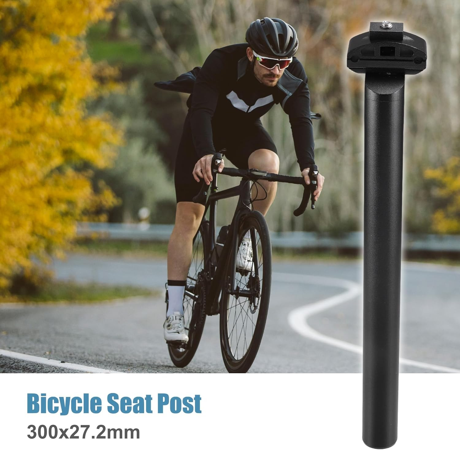 Bike Seat Post Aluminum Alloy Bicycle Seatpost Mountain Bike Saddle Pole Road Bi