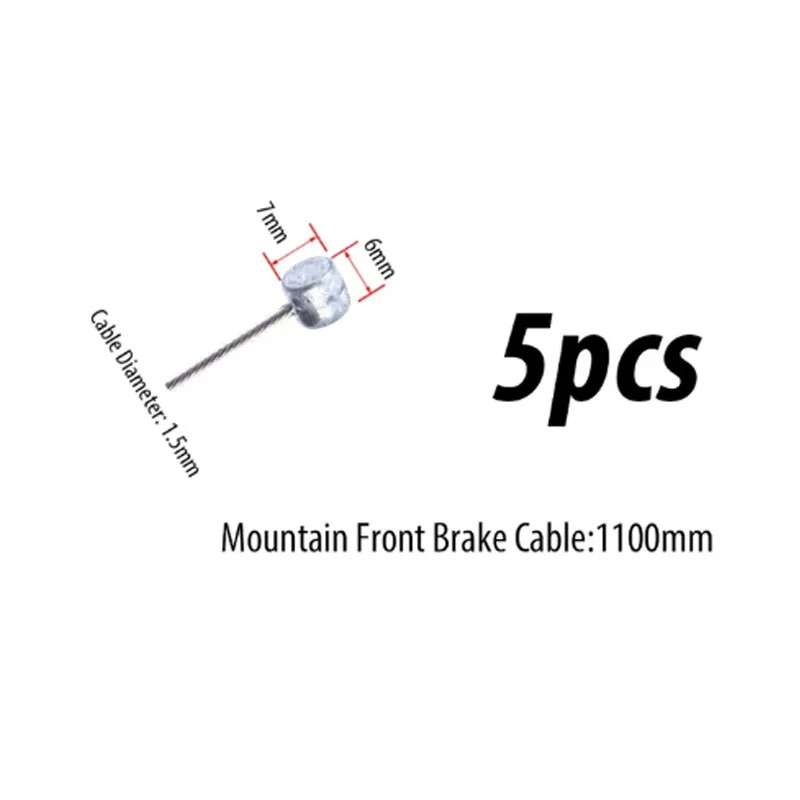 5/10pcs Bike Brake Shift Cable Wire Universal MTB Road Bicycle