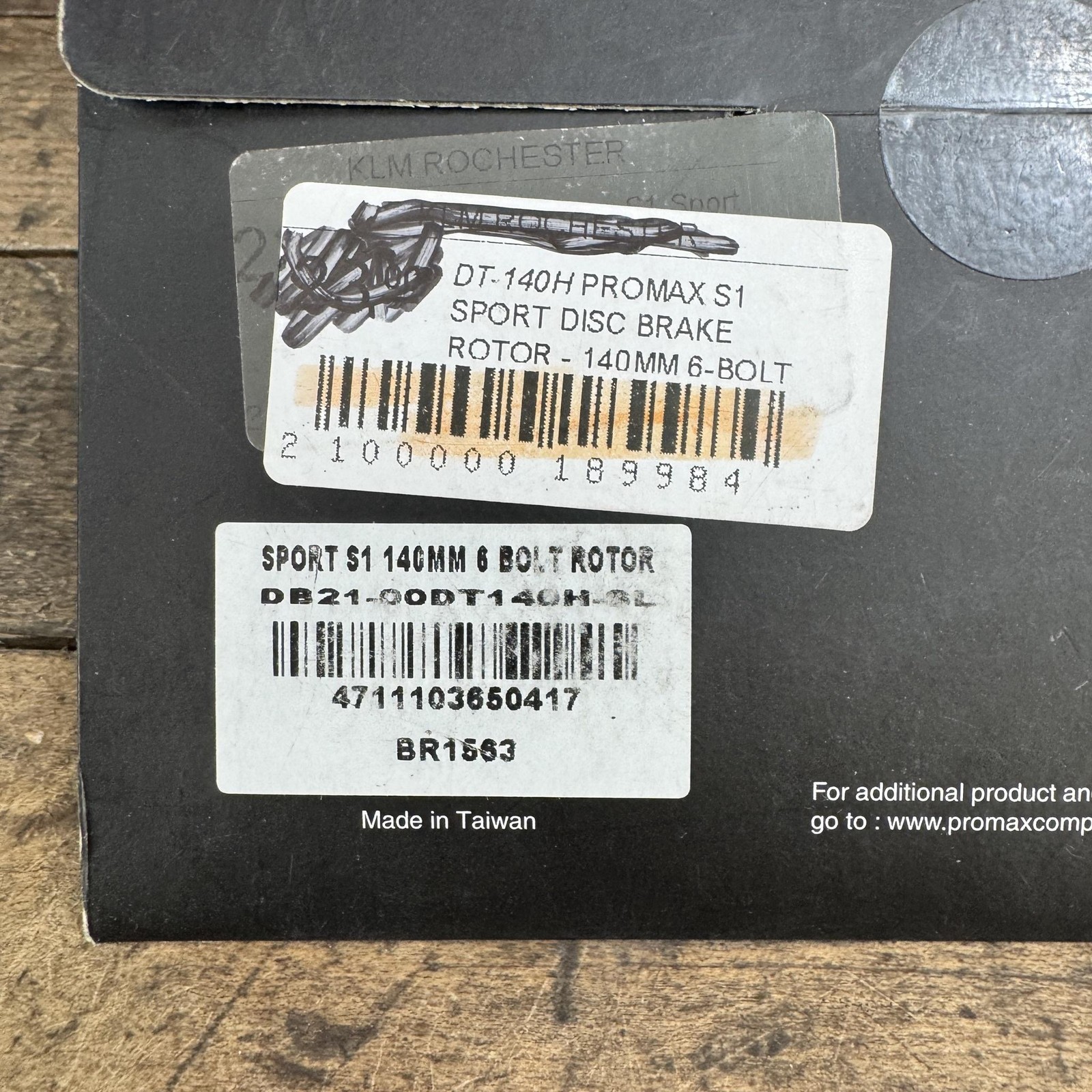 Promax Sport S1 Disc Brake Rotor 140mm 6 Bolt Silver Steel New Card MTB Bike