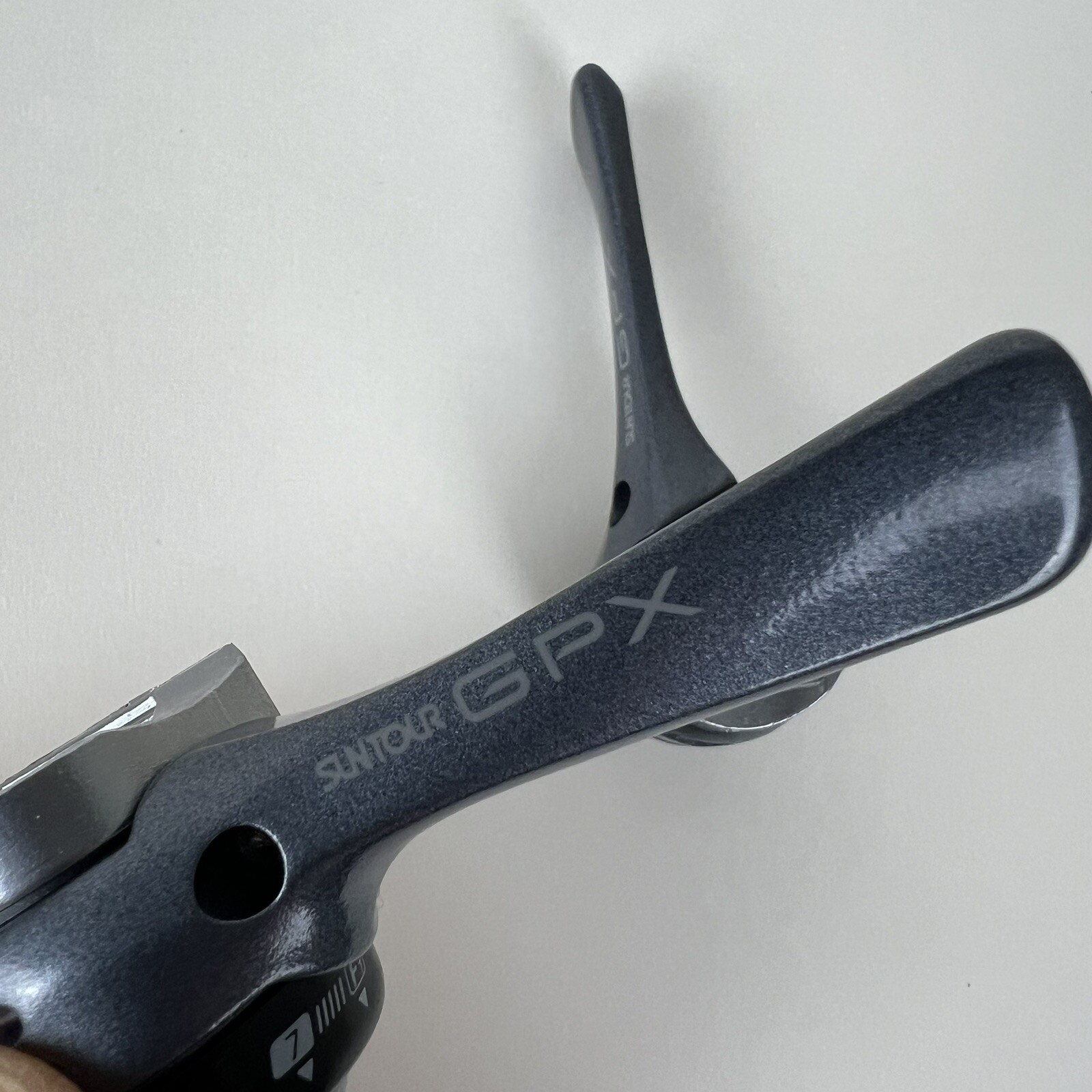 SUNTOUR GPX BRAZE ON SHIFTER SET ACCUSHIFT DOWN TUBE 7 SPEED VINTAGE NOS