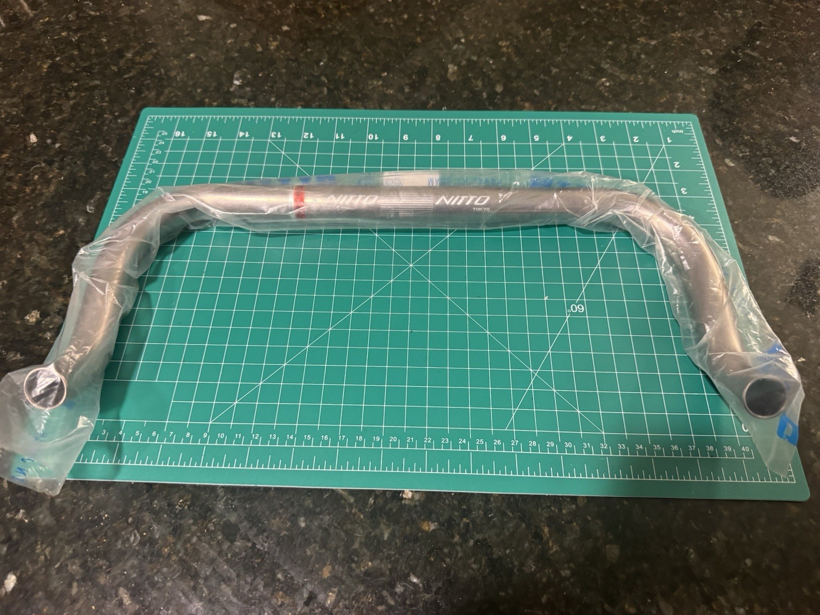 Nitto RB-018 Drop Handlebar Bullhorn Track Silver Width 380 Clamp 26.0 Japan