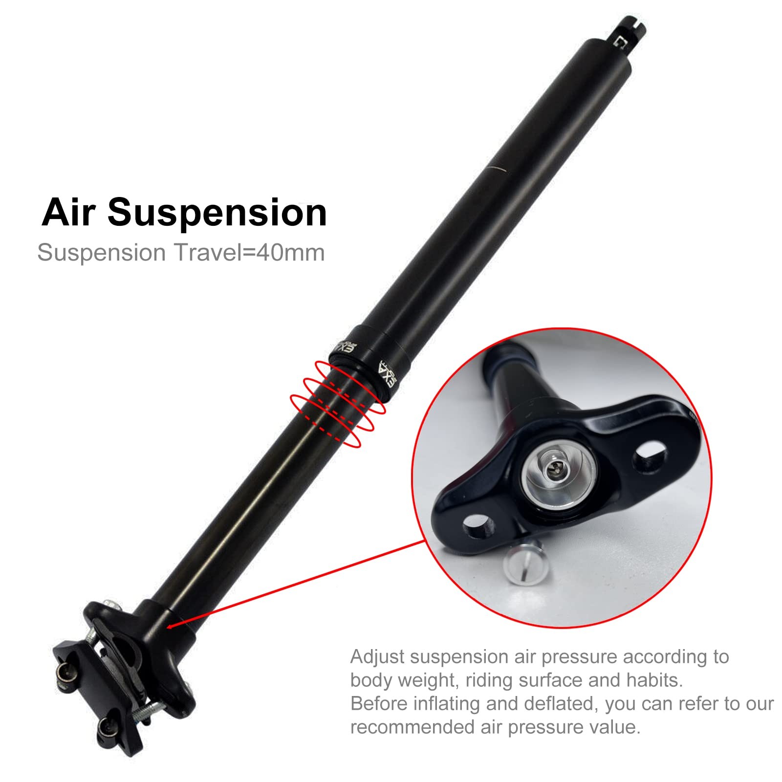 Coomeng Exa Form 860I 30.9Mm/31.6Mm Dropper Post Adjustable Suspension