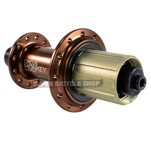Circus Monkey HRW Road Hubs,24 Hole ,1 Pair, Brown
