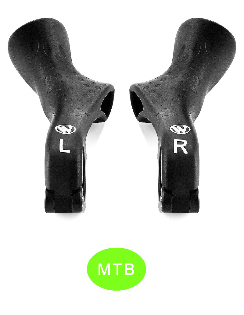 MTB Inner Bar Ends Mini Ergonomic Handlebar Ends for Mountain Bike 22.2mm