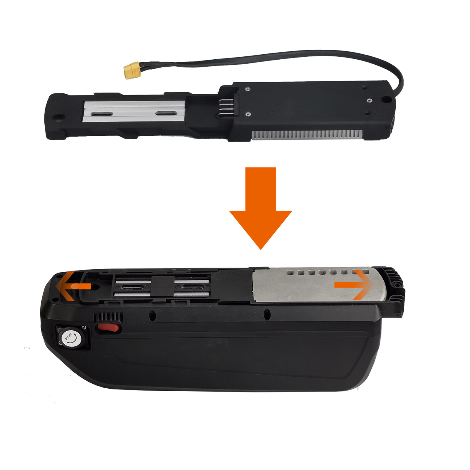 48V Ebike Battery 20Ah 30Ah 15Ah Hailong 0W-1500W Electric Bike Lithium Battery