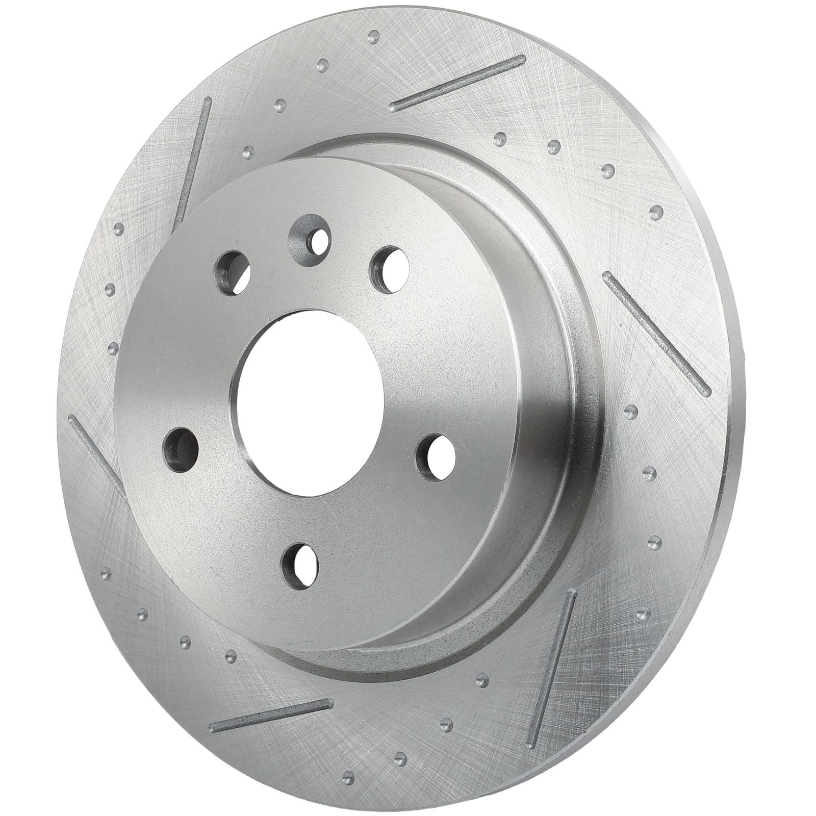 SCITOO Rear Brake Rotors 2pcs Drilled & Slotted for Buick & Chevy