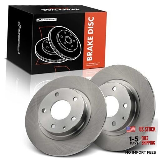 10.94 inch (278mm) Disc Brake Rotors Compatible with Select Mazda Rear Solid