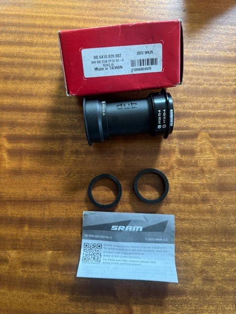 SRAM DUB PF30A-83 Bottom Bracket for Cannondale PF30Ai 83mm 00.6418.028.002