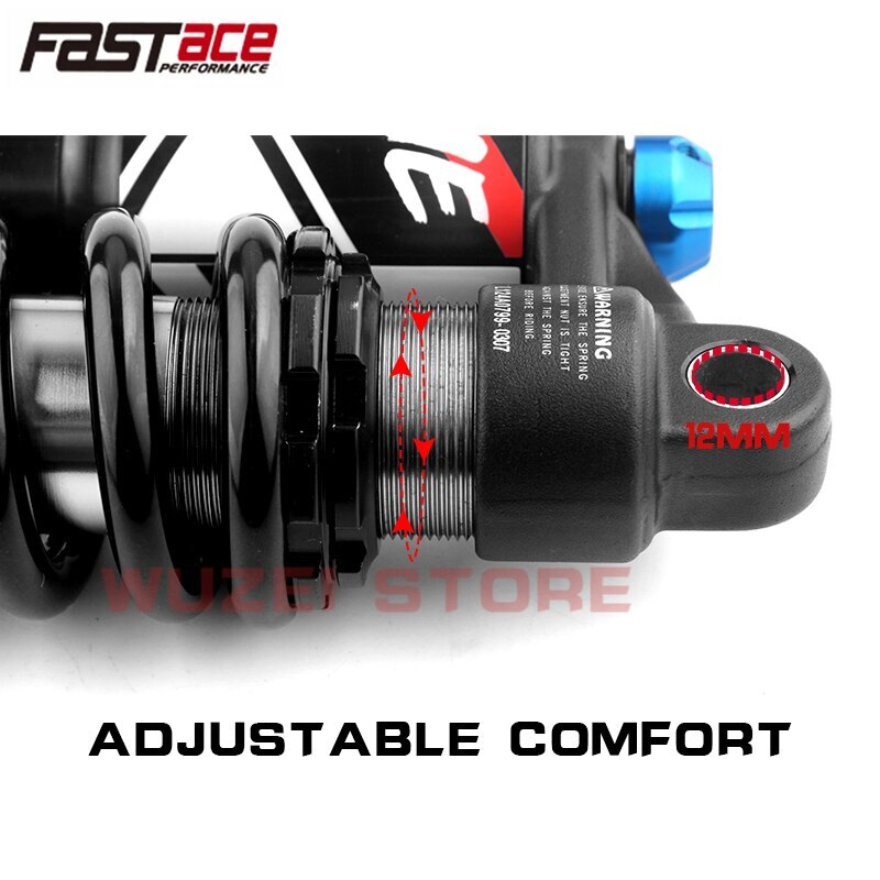 FASTACE BDA53RC MTB Bicycle Downhill DH Rear Shock 220mm 190mm 200/210/240mm
