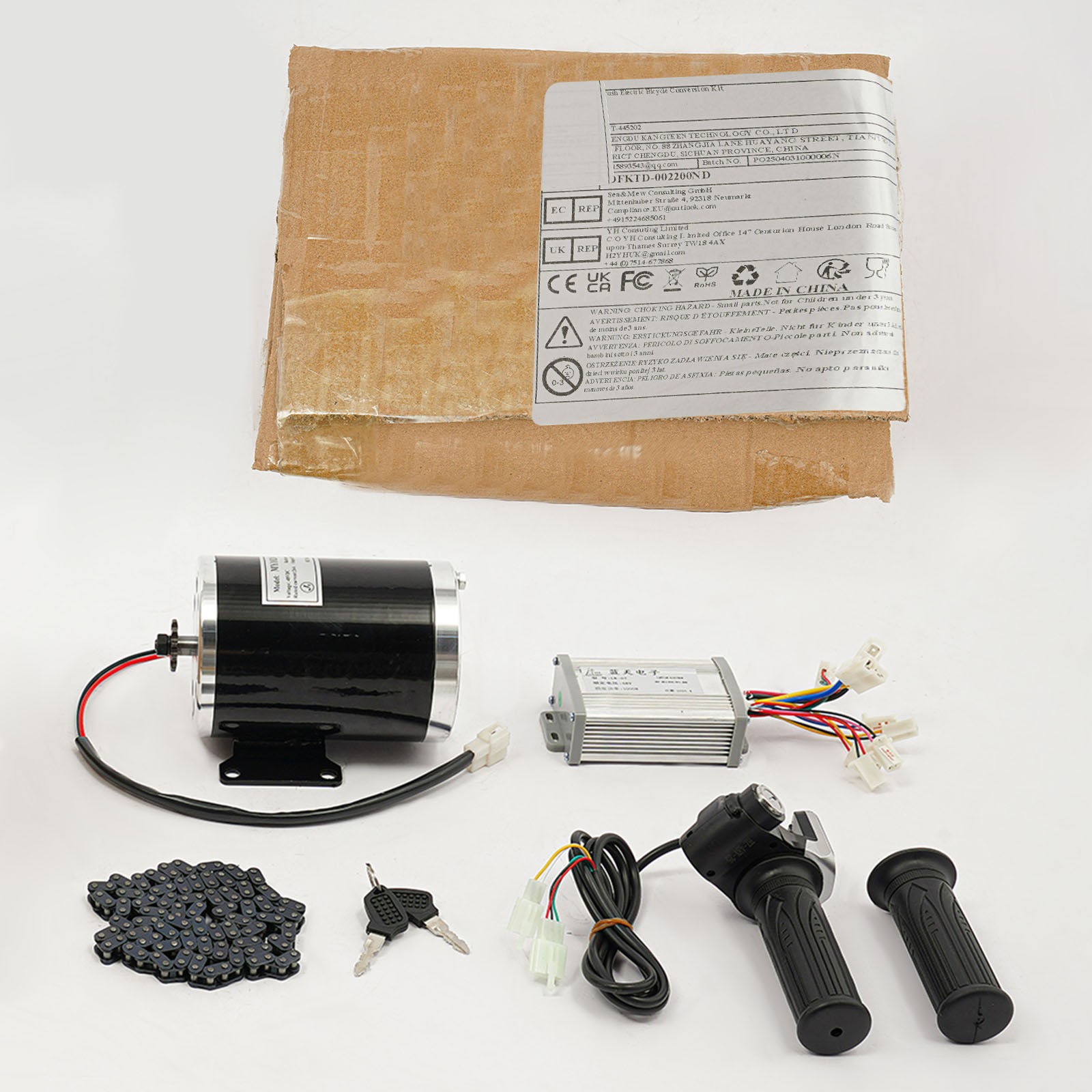 48V 1000W Brush Motor Controller Conversion Kit for Electric Bicycle ATV 3000rpm