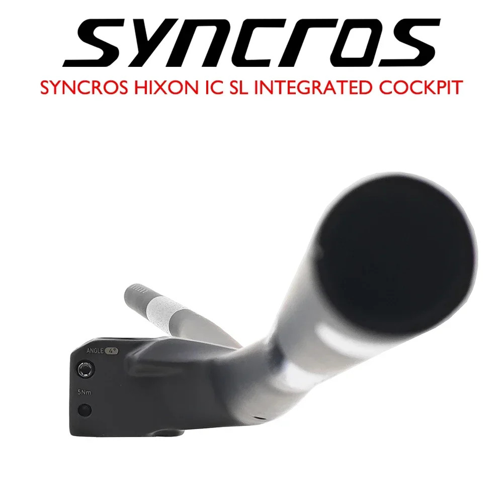 Integrated Mountain Bike Carbon Handlebar Stem 15/25mm Rise 4°/5° Angle 40/50mm
