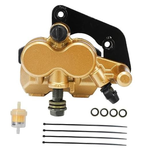 Front Brake Calipers 51mm Twin Piston Hydraulic Cylinder Caliper For gold