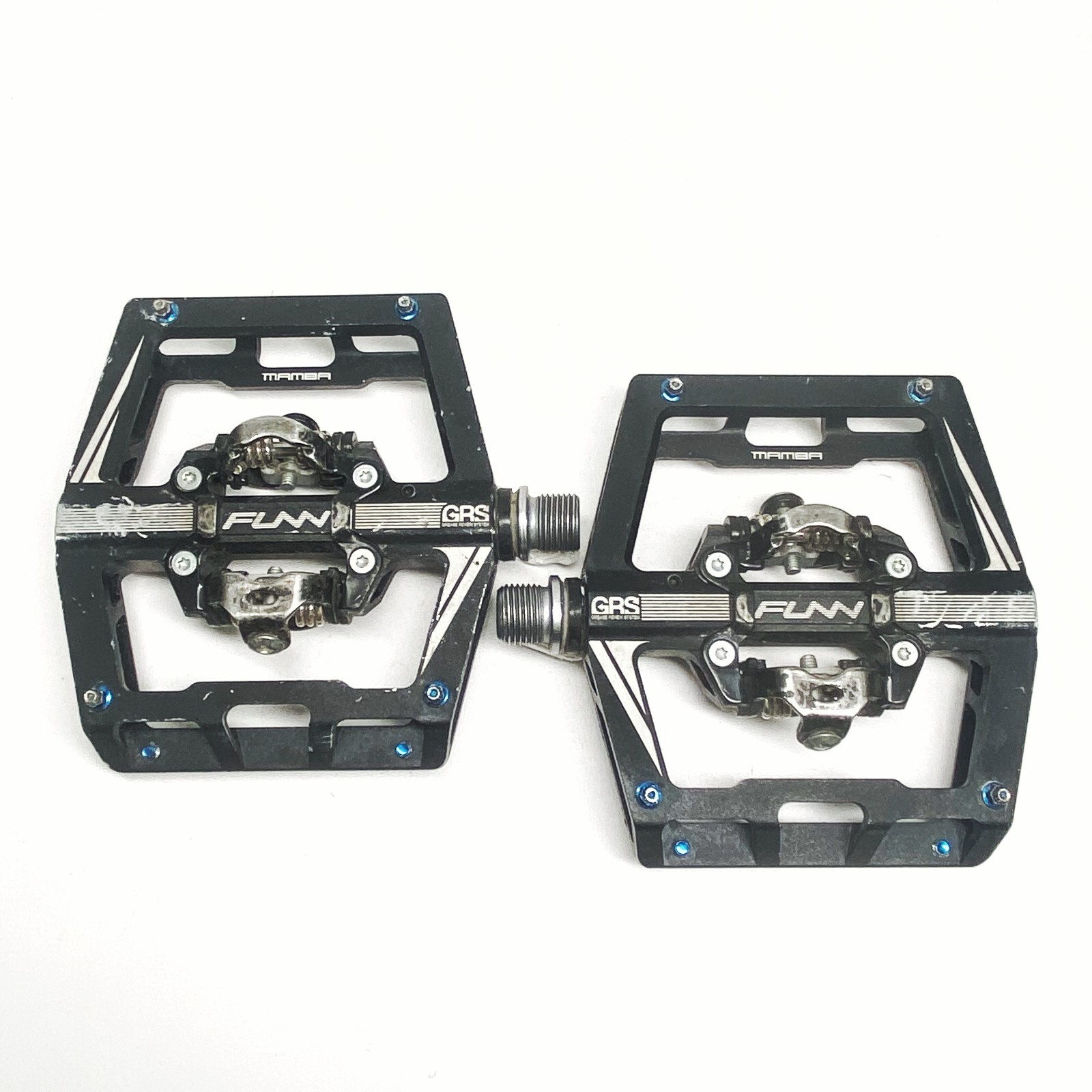 Funn Mamba Double-Sided Clipless Pedal,9/16-inch CrMo Axle(Black) – Used