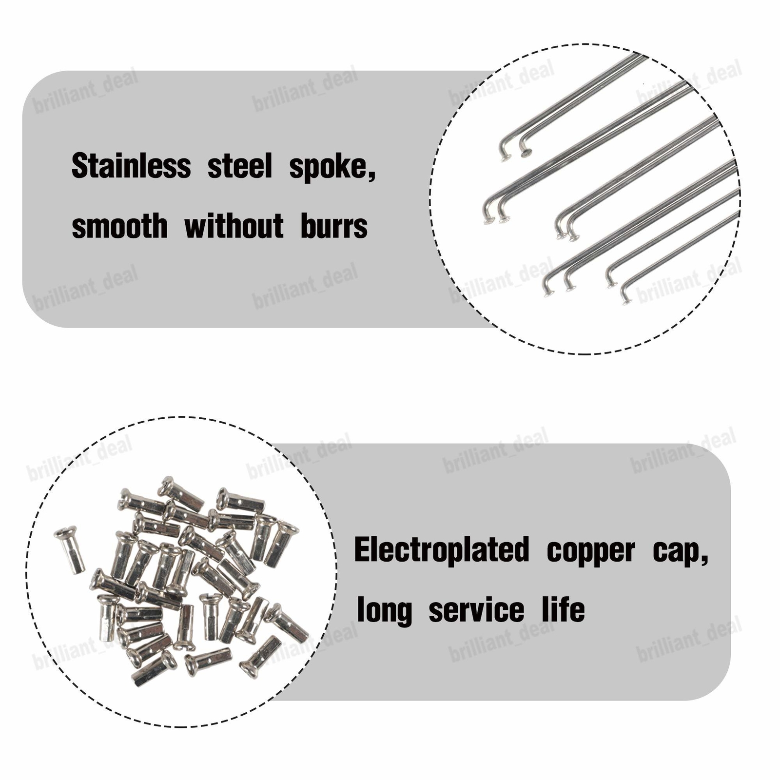 55-305mm 12G 2.4mm Electric Bicycle 36Pcs E-bike Wheel Tire Spokes chair Steel