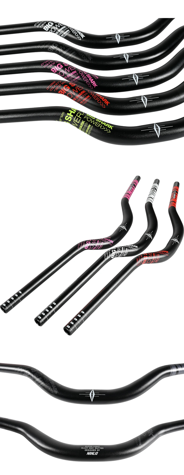 50MM Bicycle Rise Handlebar T Swallow Handlebar 31.8*780mm Backsweep 9 Degree