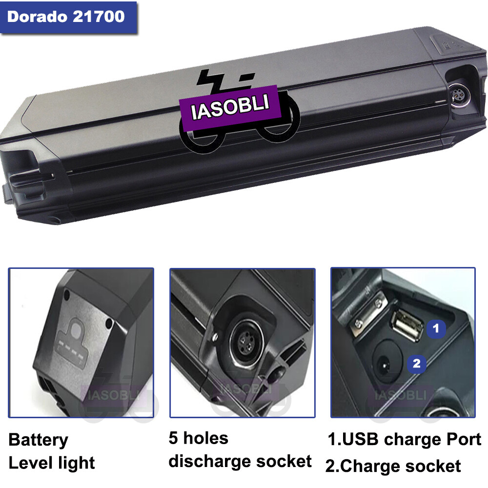 Ebike Battery 48V 25-30Ah Dorado Reention Cell for 0-1500W CM moscow ebike Motor