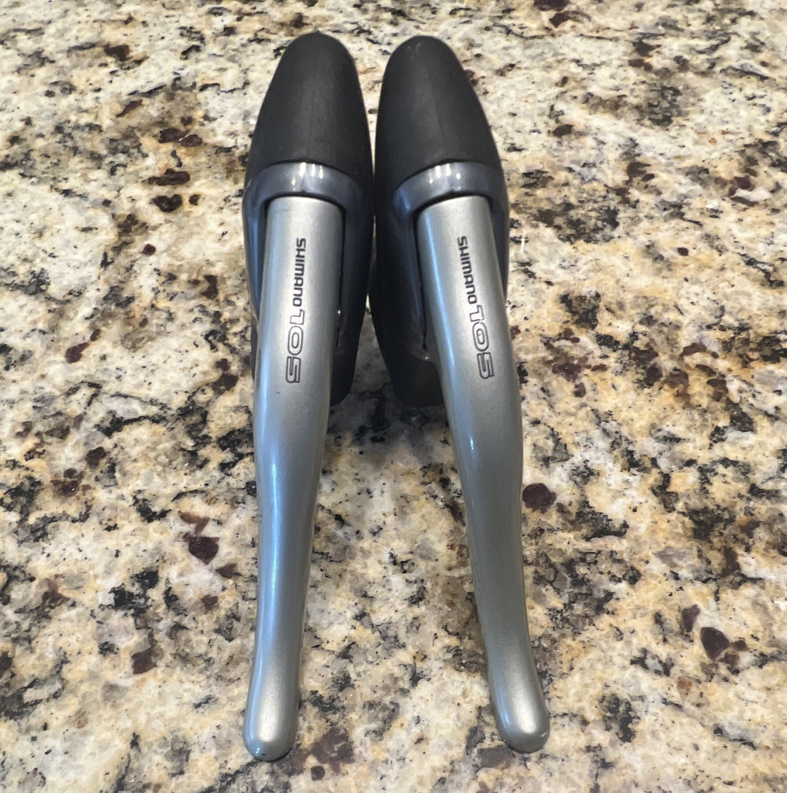 Shimano 105 BL-1055 Road Bike Drop Bar Brake Levers Pair Silver/Black