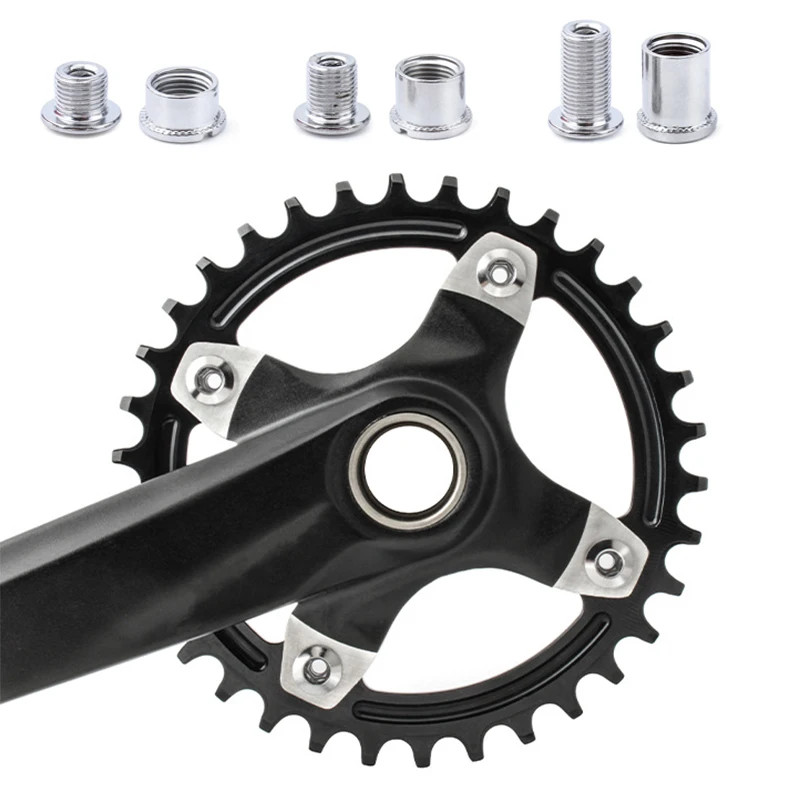 Bike Chainring Bolts M8 Screws 5/20Pcs MTB Road Crankset Single Double Triple