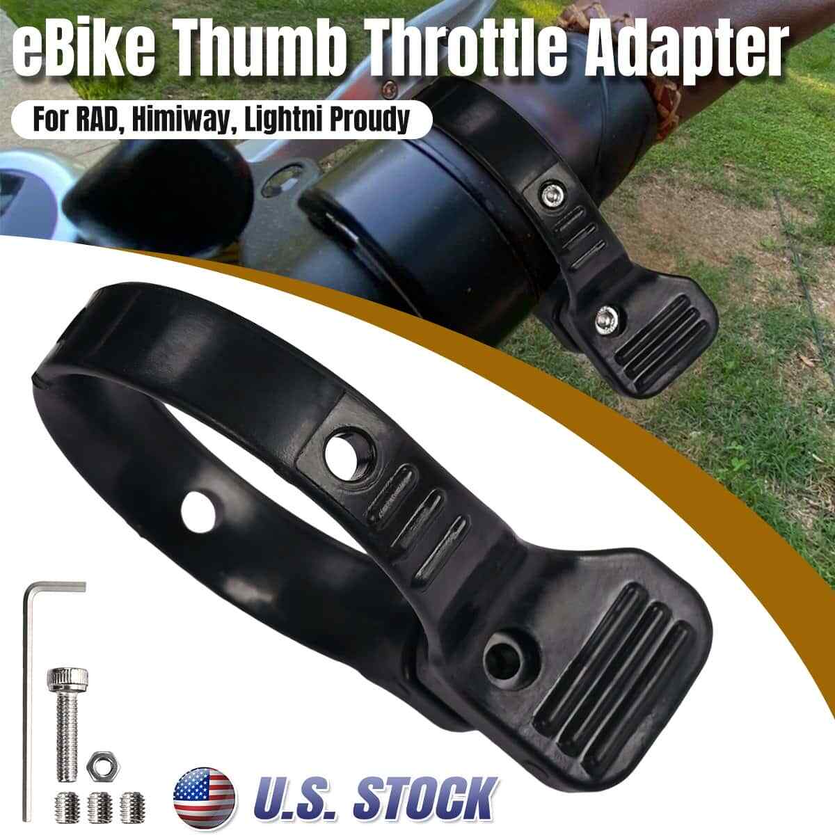 eBike Thumb Throttle Adapter Black For RAD For Himiway For Lightni For Proudy U