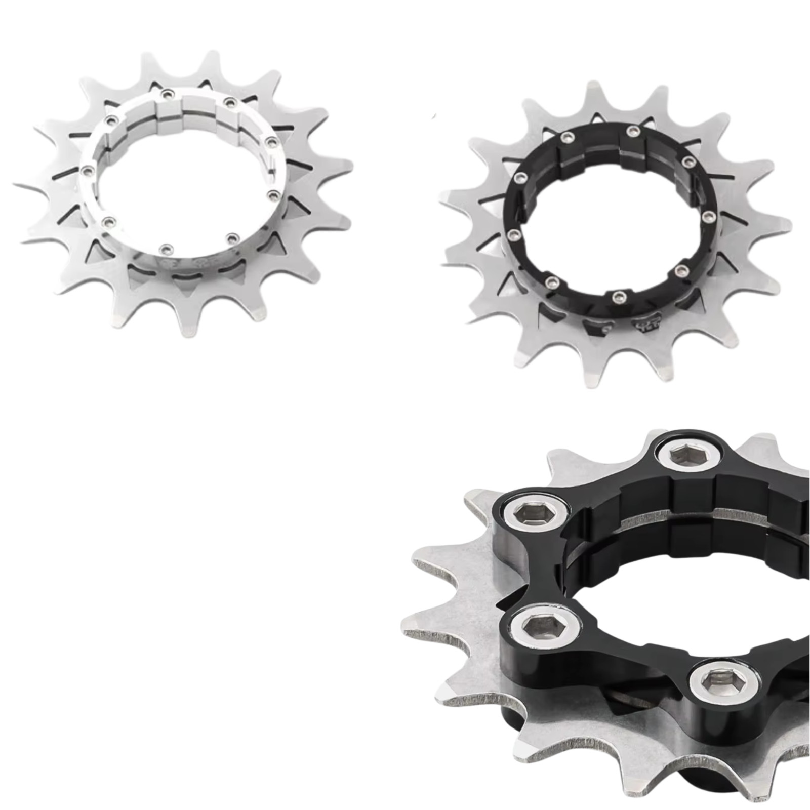 Bicycle Single Speed Conversion Kit Cassette Cog Gear Alloy Spacer Set Road MTB
