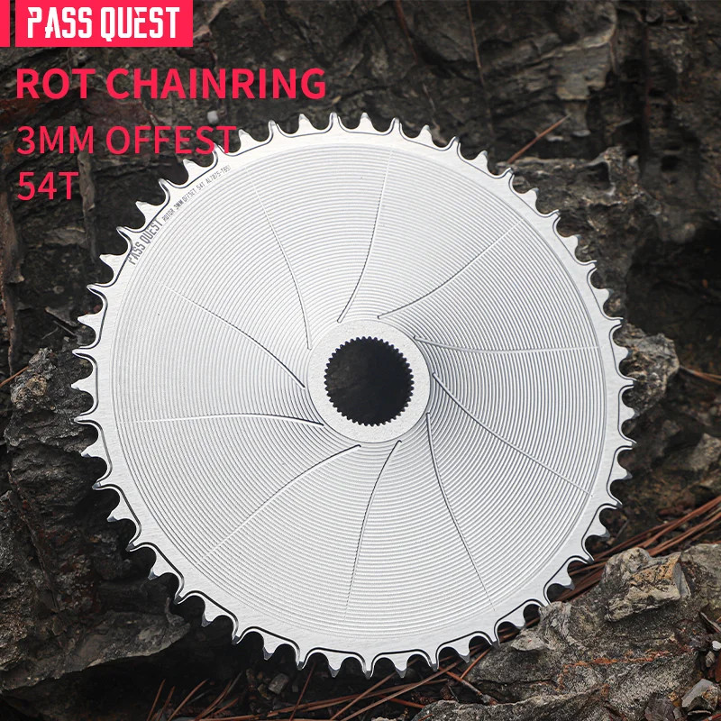3mm Offset Gravel Bike Direct Mount Chainrings 42T-54T Road Bicycle Chainwheel