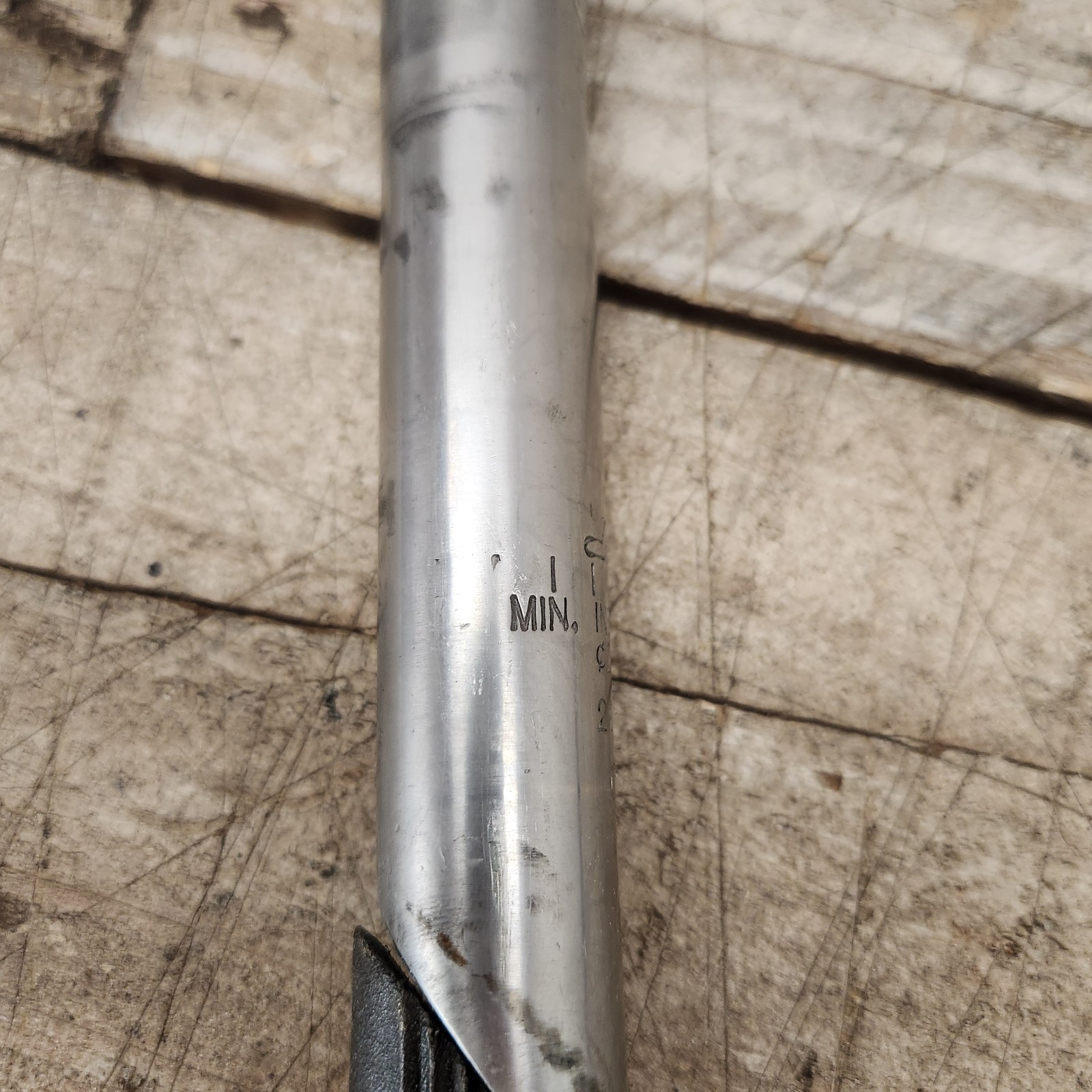 2009 Alloy NL Riser Stem 25.4.mm Quill 25.4mm Bar Clamp 80mm Reach Silver