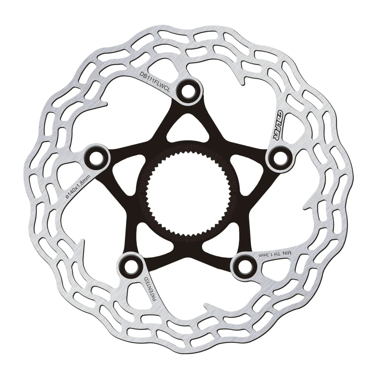 Galfer Bike Road Shark Centerlock Disc Rotor (140/160mm)