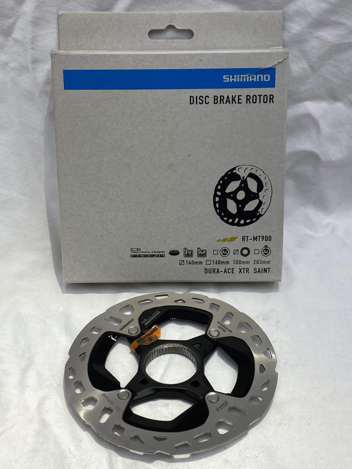 Shimano RT-MT900 Center Lock Disk Brake Rotor Black