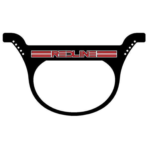 REDLINE – race plate BLACK