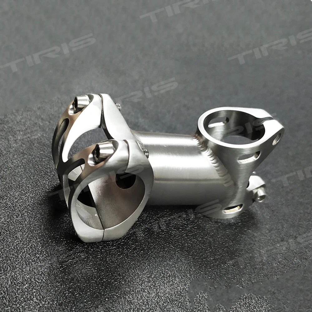 TIRIS Titanium Bicycle CNC Integrated Stem for Bike Ultralight AheadCustom Angle