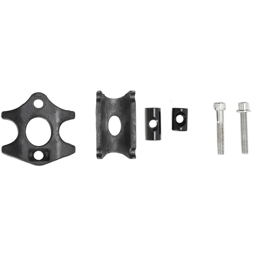 1 Set Carbon Fiber Bike Seatpost Clamp For Saddle Rails 7x9mm 7x7mm Clips HOT