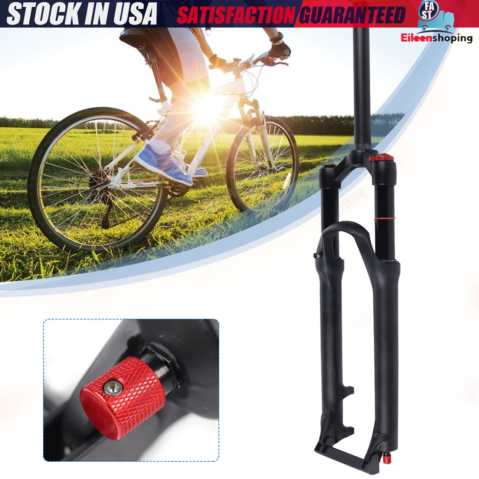 26 Inch Front Forks Shock Absorber Mountain Dirt Pit Bike Bicycle Brake System