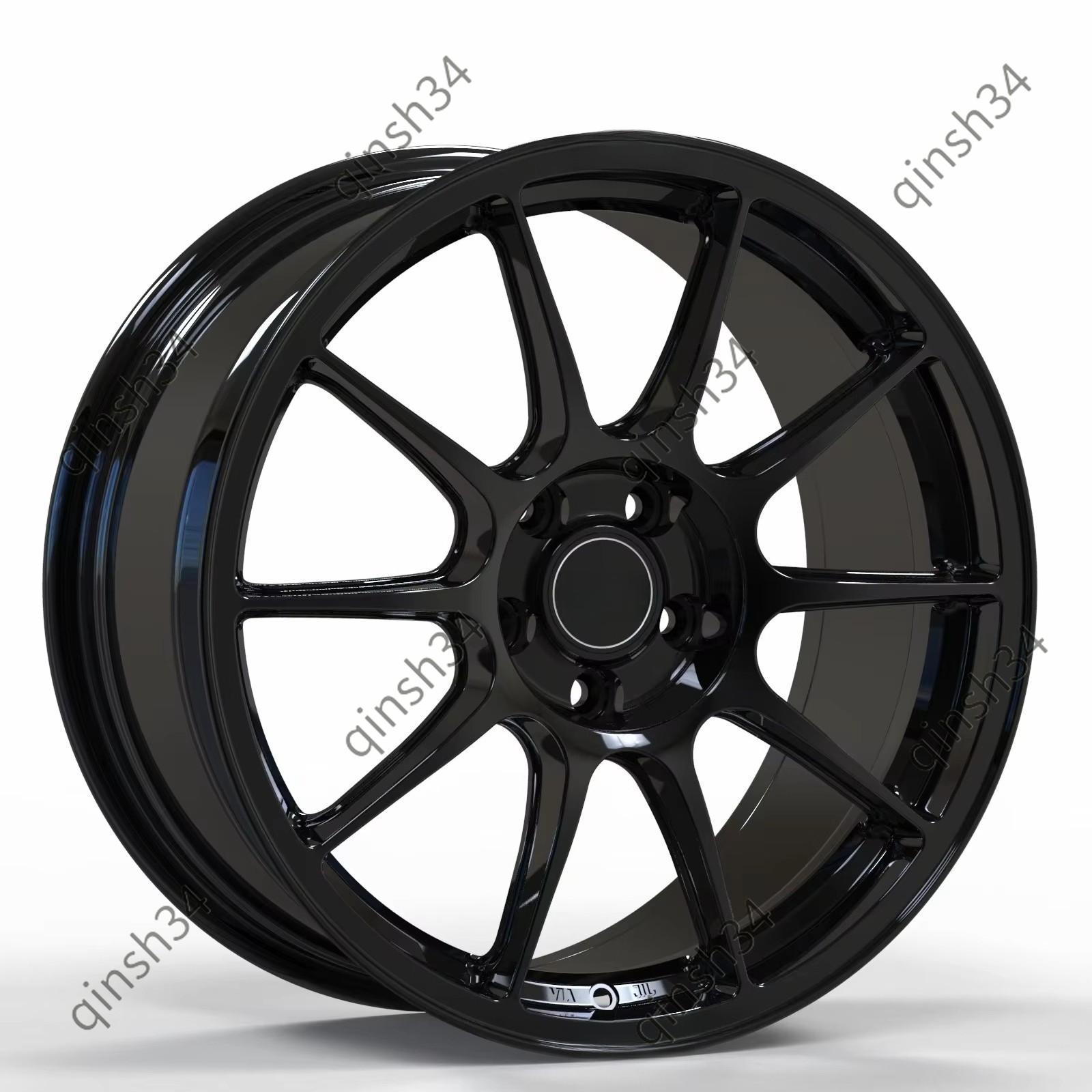 concave polished brushed deep lip Forged one-piece aluminum alloy Wheels for gti