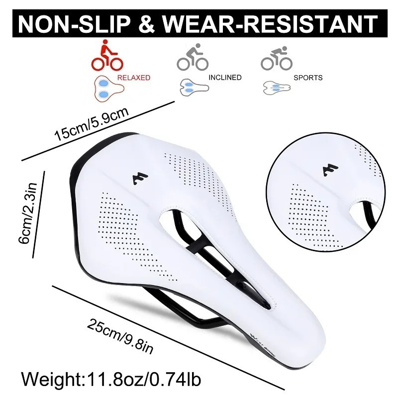 Bicycle Saddle Seat Cushion Hollow MTB Road Bike Saddle